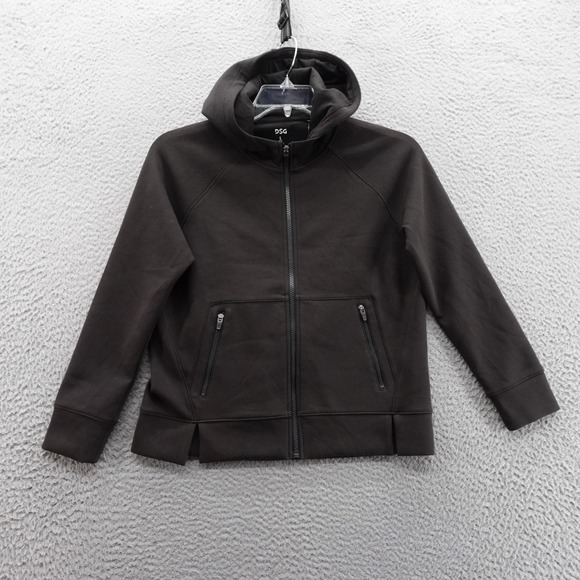 DSG Full Zip Sport Fleece Kids Hoodie Sweatshirt Large 14 Girls NWT - Picture 1 of 12